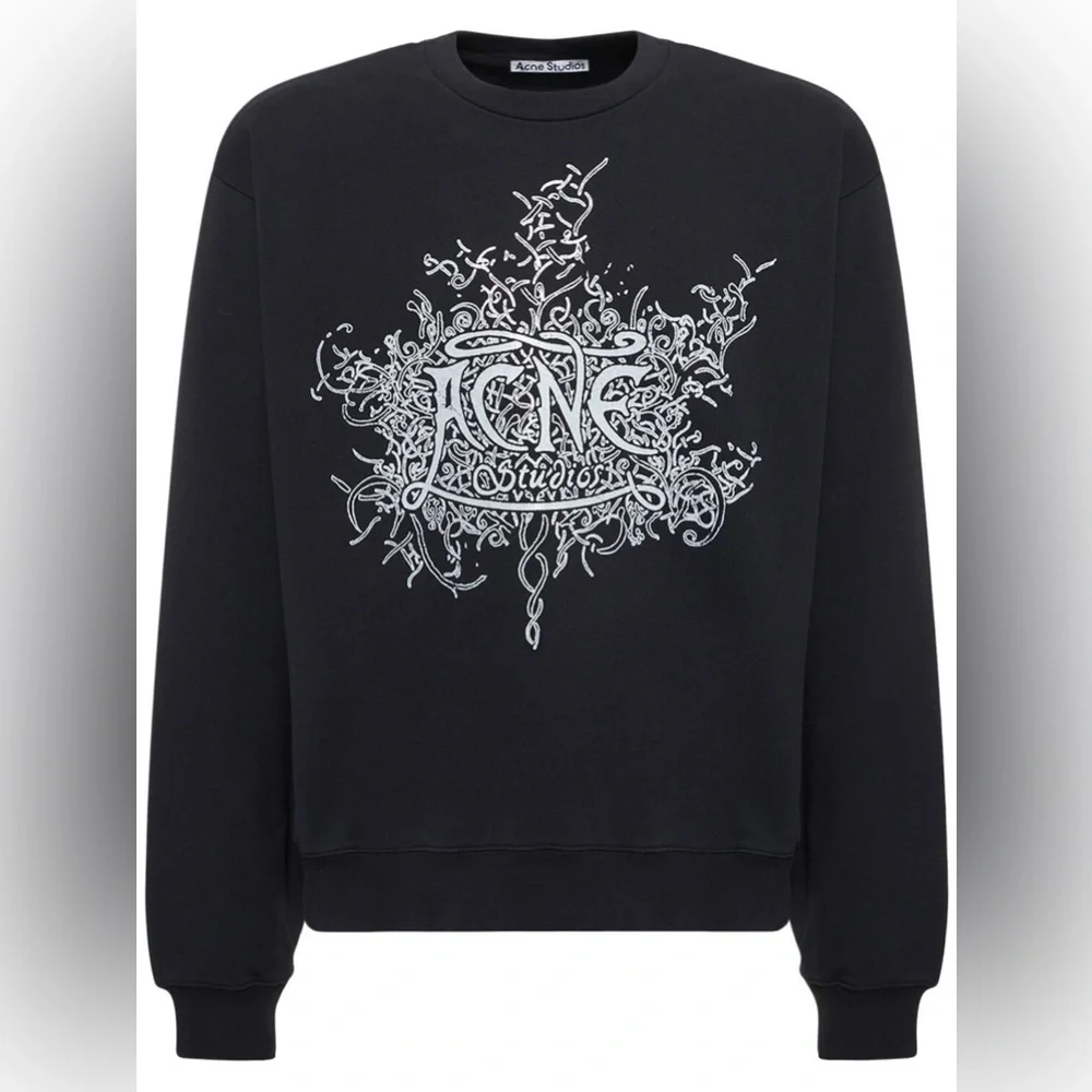 Acne Studios Franzisko Devil Logo Sweatshirt